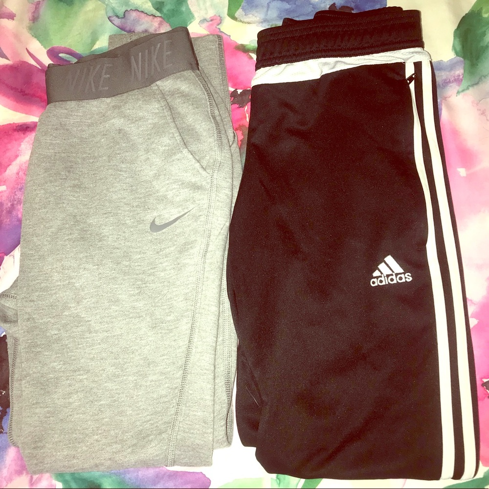 Adidas and Nike woman’s joggers